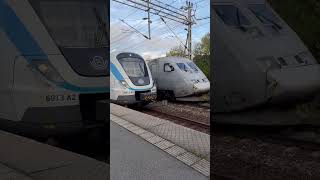 X2 passerar Huddinge [upl. by Aihsinyt]