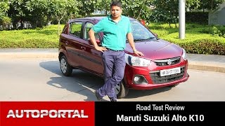 Maruti Alto K10 AMT Automatic Test Drive Review  Autoportal [upl. by Francyne]