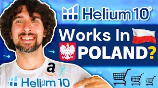 Does Helium 10 Work In Poland Is Helium 10 Available In Amazon FBA Poland Which Tools Work There [upl. by Nnylrahc]