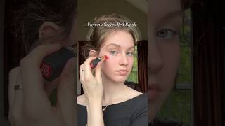 trying the Victoria secret red blush blush youtubeshorts youtube viralvideo makeup beautiful [upl. by Porcia204]