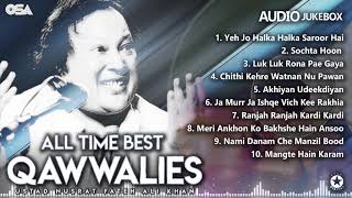 All Time Best Qawwalies  Audio Jukebox  Nusrat Fateh Ali Khan  Complete Qawwalies  OSA Worldwide [upl. by Oirazan346]