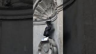 Manneken Pis fountain statue in Belgium [upl. by Greeley196]