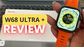 SMARTWATCH W68 ULTRA  MICROWEAR  A MELHOR VERSÃO ULTRA REVIEW COMPLETO ✅ [upl. by Ferrell]