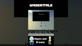 UNDERTALE  Hopes and Dreams part 5 Minecraft Noteblock shorts deltarune boss undertale [upl. by Jemmie]