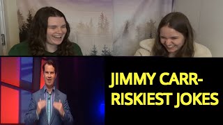 UNI STUDENTS REACT Jimmy Carrs RISKIEST Jokes VOL 1 unblocked on 4122021 [upl. by Yzzik720]