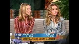 Olsen Twins interview Today Show 2001 Age 14 [upl. by Kati]