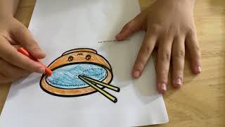 Share coloring tips to help children recognize pho bowls [upl. by Parke]