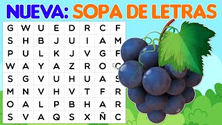 Sopa de Letras 😉 Juegos Visuales Mentales 🔥MEMORIA y CONCENTRACIÓN [upl. by Aihcrop]