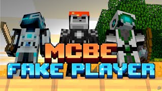 FAKE PLAYER addon for MCBE 121  StarBot Showcase [upl. by Juliet]