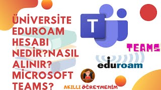 2020 UZAKTAN EÄÄ°TÄ°MDE MÄ°CROSOFT TEAMS NASIL KULLANILIR EDUROAM HESABI NEDÄ°R [upl. by Drarej]