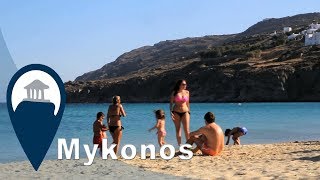 Mykonos  Kalo Livadi beach [upl. by Domela]