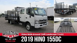 Toyota Landscape Truck  2019 HINO 155DC 16ft Landscape Truck  IP Truck [upl. by Auston]