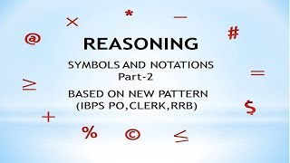 Reasoning Symbols amp Notations Explanation in Tamil  Part 2 [upl. by Atiluj]