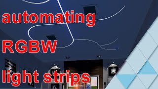 how to install RGBW LED strip flushed up in the ceiling part 2 of 2 [upl. by Aysahc]