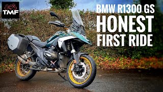 BMW R1300GS In Depth  Honest First Ride Review [upl. by Lebar]