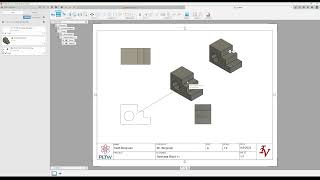 PLTW IED 123 Multiview Drawing Tutorial [upl. by Enois]