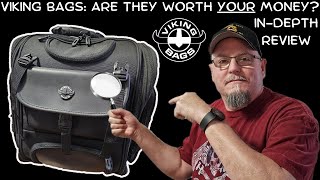 VikingBagsYT Dwarf Medium Sissybar Bag InDepth Review motorcycles luggage [upl. by Vasos]