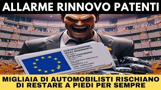 RINNOVO PATENTE DI GUIDA le nuove regole dellUnione Europea fanno tremare gli automobilisti [upl. by Saint395]