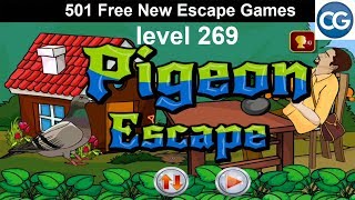 Walkthrough 501 Free New Escape Games level 269  Pigeon escape  Complete Game [upl. by Eloken131]