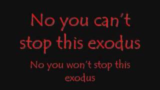 AntiFlag ExodusEmigre Lyrics [upl. by Silvester]