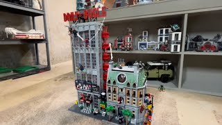 Putting LEGO Daily Bugle with Sanctum Sanctorum  76178 76218 [upl. by Vanny783]