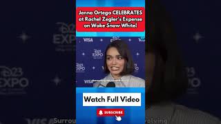 Jenna Ortega CELEBRATES at Rachel Zeglers Expense on Woke Snow White JennaOrtega RachelZegler 1 [upl. by Marbut]