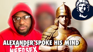 First Time Reaction  The Greatest Speech In History Alexander the Great amp The Opus Mutiny [upl. by Nylzzaj477]