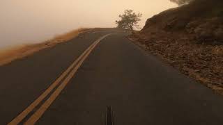 Mt Diablo summit 4000 feet descent on bike at sunset [upl. by Akeylah]