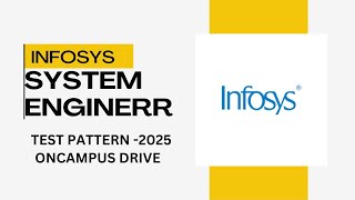 Infosys System Engineer Role Oncampus Drive Test Pattern [upl. by Lauhsoj438]