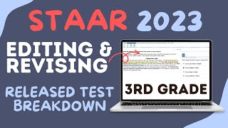 STAAR 2023 3rd Grade Released Test Your Guide to Revising amp Editing Questions [upl. by Releyks766]