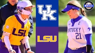 3 LSU vs 21 Kentucky Highlights  2024 College Softball Highlights [upl. by Ycaj]