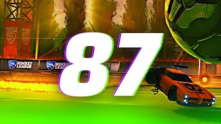 ROCKET LEAGUE INSANITY 87  BEST GOALS FREESTYLES ROCKET LEAGUE CLIPS [upl. by Okiek]