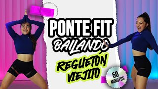 PONTE FIT bailando en CASA REGUETÓN VIEJITO 10 Oldschool reggaeton Zumba Cardio Natalia Vanq [upl. by Elimac]