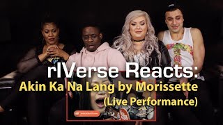 rIVerse Reacts Akin Ka Na Lang by Morissette  LIVE on Wish 1075 Bus Reaction [upl. by Eliseo]