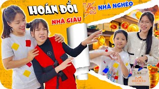 Hoán Đổi Con Nhà Giàu Vs Con Nhà Nghèo  Min Min TV Minh Khoa [upl. by Assina966]