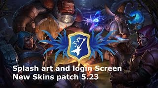 LoL  Splash Art new Skin Patch 523  Elderwood HecarimGragas Caskbreaker and more [upl. by Nets]