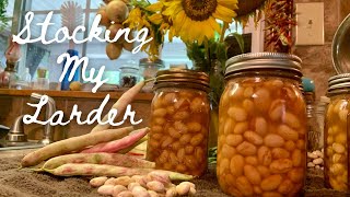 How To Preserve ANY KIND of Freshly Shelled Beans Canning October Beans [upl. by Andriette]