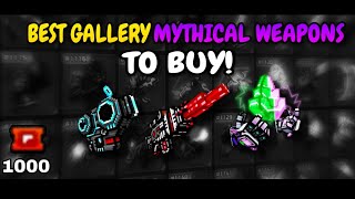 BEST Gallery Weapons To Get For Coupons  Pixel Gun 3D [upl. by Kahaleel]