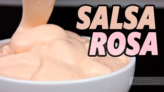 Cómo hacer Salsa Rosa para chuparse los dedos [upl. by Amaleta]