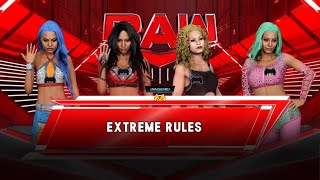 AWA Monday Night dawn Isla vs savannah vs faye vs Stephanie grace [upl. by Briant]