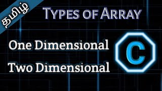 31 Types of Array in C  Tamil Pro Techniques [upl. by Neilson]