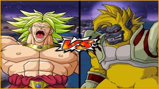 Dragon Ball Z Budokai Tenkaichi 3  LSSJ Broly VS Great Ape Baby Request Match [upl. by Yumuk]