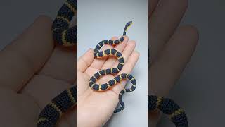 Amigurumi Mangrove Snake visit my channel for the tutorial crochet snake tutorial [upl. by Tiloine]