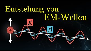 Entstehung elektromagnetischer Wellen EINFACH erklärt Physik [upl. by Mot]