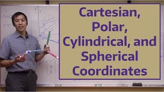 Cartesian Polar Cylindrical and Spherical Coordinates [upl. by Apollus935]