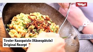 Käsespätzle Das allerbeste Tiroler Kasspatzln Rezept 👨‍🍳 [upl. by Baoj]