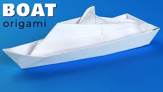 Origami boat How to make paper boat from A4 without glue [upl. by Joscelin]