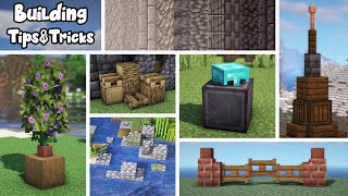 100 Minecraft Building Tips and Tricks [upl. by Pallaton]