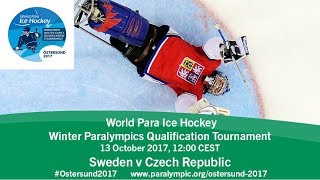 Sweden v Czech Republic  PyeongChang 2018 Qualification Tournament  Ostersund [upl. by Prestige754]