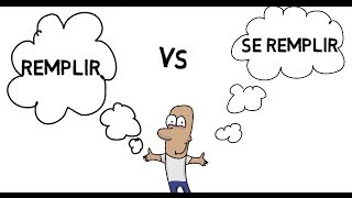 Remplir vs Se Remplir  to fill in French [upl. by Sunda885]